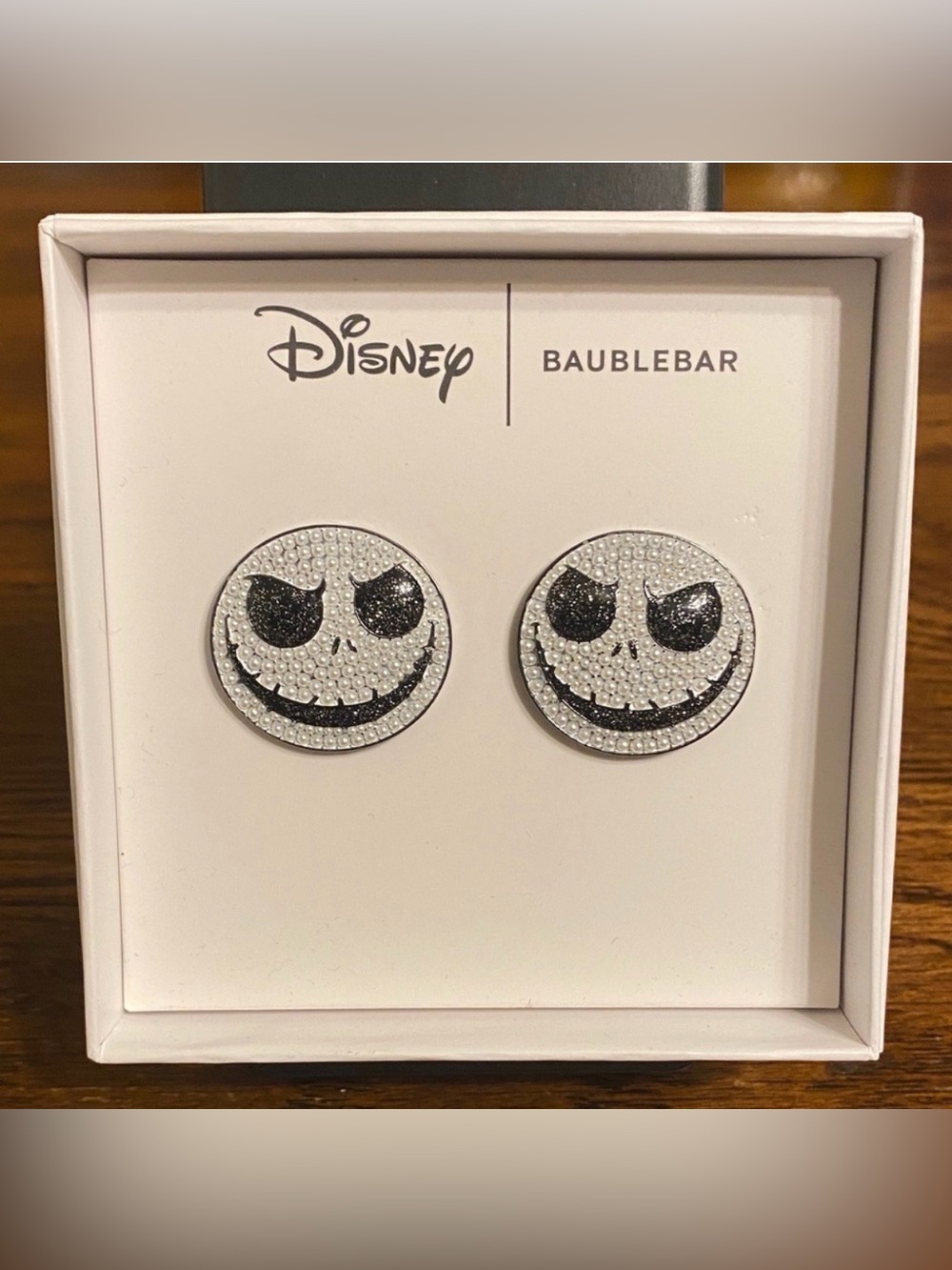 BaubleBar Disney The Nightmare Before Christmas Jack Skellington Beaded Earrings - Picture 5 of 5